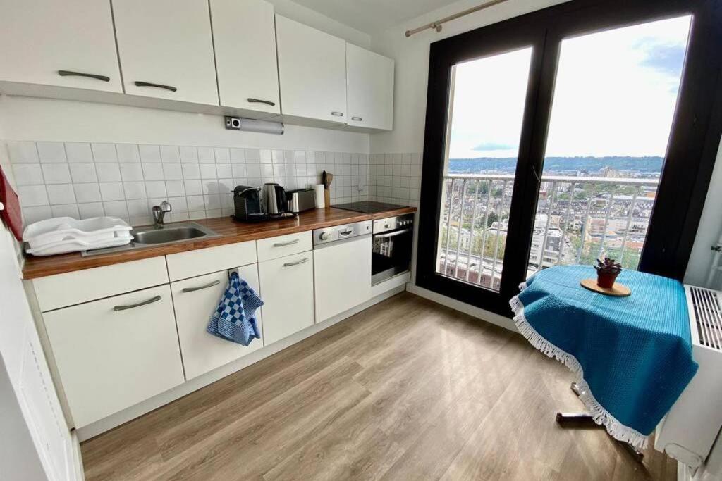 Grand F2 De 47M2 Au 15Eme Etage Dans Une Residence Tres Calme - 017 Rouen Exterior foto